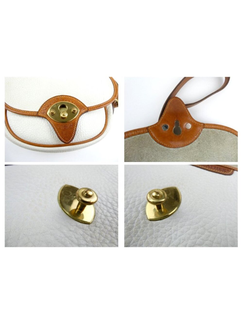 Dooney & Bourke Chalk Tan Pebble Leather Crossbody - Picture 6 of 16